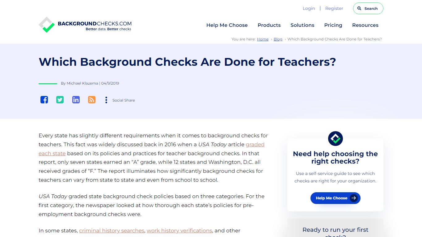 Which Background Checks Are Done for Teachers?